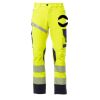NEXT 4W HI-VI Pantalone unisex, “4 way stretch”, multistagione, in alta visibilità 92% poliestere 8% elastan 280gr/mq EN ISO 20471 CL.2 Thumbnail