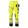 NEXT 4W HI-VI Pantalone unisex, “4 way stretch”, multistagione, in alta visibilità 92% poliestere 8% elastan 280gr/mq EN ISO 20471 CL.2 Thumbnail