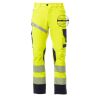 NEXT 4W HI-VI Pantalone unisex, “4 way stretch”, multistagione, in alta visibilità 92% poliestere 8% elastan 280gr/mq EN ISO 20471 CL.2 Thumbnail