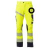 NEXT 4W HI-VI Pantalone unisex, “4 way stretch”, multistagione, in alta visibilità 92% poliestere 8% elastan 280gr/mq EN ISO 20471 CL.2 Thumbnail