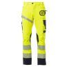 NEXT 4W HI-VI Pantalone unisex, “4 way stretch”, multistagione, in alta visibilità 92% poliestere 8% elastan 280gr/mq EN ISO 20471 CL.2 Thumbnail