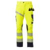 NEXT 4W HI-VI Pantalone unisex, “4 way stretch”, multistagione, in alta visibilità 92% poliestere 8% elastan 280gr/mq EN ISO 20471 CL.2 Thumbnail