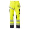 NEXT 4W HI-VI Pantalone unisex, “4 way stretch”, multistagione, in alta visibilità 92% poliestere 8% elastan 280gr/mq EN ISO 20471 CL.2 Thumbnail