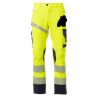 NEXT 4W HI-VI Pantalone unisex, “4 way stretch”, multistagione, in alta visibilità 92% poliestere 8% elastan 280gr/mq EN ISO 20471 CL.2 Thumbnail