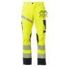 NEXT 4W HI-VI Pantalone unisex, “4 way stretch”, multistagione, in alta visibilità 92% poliestere 8% elastan 280gr/mq EN ISO 20471 CL.2 Thumbnail