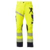 NEXT 4W HI-VI Pantalone unisex, “4 way stretch”, multistagione, in alta visibilità 92% poliestere 8% elastan 280gr/mq EN ISO 20471 CL.2 Thumbnail