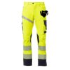 NEXT 4W HI-VI Pantalone unisex, “4 way stretch”, multistagione, in alta visibilità 92% poliestere 8% elastan 280gr/mq EN ISO 20471 CL.2 Thumbnail