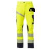 NEXT 4W HI-VI Pantalone unisex, “4 way stretch”, multistagione, in alta visibilità 92% poliestere 8% elastan 280gr/mq EN ISO 20471 CL.2 Thumbnail