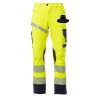 NEXT 4W HI-VI Pantalone unisex, “4 way stretch”, multistagione, in alta visibilità 92% poliestere 8% elastan 280gr/mq EN ISO 20471 CL.2 Thumbnail