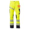 NEXT 4W HI-VI Pantalone unisex, “4 way stretch”, multistagione, in alta visibilità 92% poliestere 8% elastan 280gr/mq EN ISO 20471 CL.2 Thumbnail
