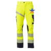 NEXT 4W HI-VI Pantalone unisex, “4 way stretch”, multistagione, in alta visibilità 92% poliestere 8% elastan 280gr/mq EN ISO 20471 CL.2 Thumbnail