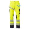 NEXT 4W HI-VI Pantalone unisex, “4 way stretch”, multistagione, in alta visibilità 92% poliestere 8% elastan 280gr/mq EN ISO 20471 CL.2 Thumbnail