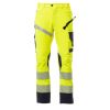 NEXT 4W HI-VI Pantalone unisex, “4 way stretch”, multistagione, in alta visibilità 92% poliestere 8% elastan 280gr/mq EN ISO 20471 CL.2 Thumbnail