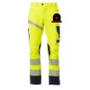 NEXT 4W HI-VI Pantalone unisex, “4 way stretch”, multistagione, in alta visibilità 92% poliestere 8% elastan 280gr/mq EN ISO 20471 CL.2 Thumbnail