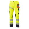 NEXT 4W HI-VI Pantalone unisex, “4 way stretch”, multistagione, in alta visibilità 92% poliestere 8% elastan 280gr/mq EN ISO 20471 CL.2 Thumbnail