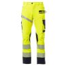 NEXT 4W HI-VI Pantalone unisex, “4 way stretch”, multistagione, in alta visibilità 92% poliestere 8% elastan 280gr/mq EN ISO 20471 CL.2 Thumbnail