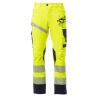 NEXT 4W HI-VI Pantalone unisex, “4 way stretch”, multistagione, in alta visibilità 92% poliestere 8% elastan 280gr/mq EN ISO 20471 CL.2 Thumbnail
