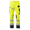 NEXT 4W HI-VI Pantalone unisex, “4 way stretch”, multistagione, in alta visibilità 92% poliestere 8% elastan 280gr/mq EN ISO 20471 CL.2 Thumbnail