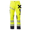 NEXT 4W HI-VI Pantalone unisex, “4 way stretch”, multistagione, in alta visibilità 92% poliestere 8% elastan 280gr/mq EN ISO 20471 CL.2 Thumbnail