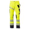 NEXT 4W HI-VI Pantalone unisex, “4 way stretch”, multistagione, in alta visibilità 92% poliestere 8% elastan 280gr/mq EN ISO 20471 CL.2 Thumbnail