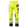 NEXT 4W HI-VI Pantalone unisex, “4 way stretch”, multistagione, in alta visibilità 92% poliestere 8% elastan 280gr/mq EN ISO 20471 CL.2 Thumbnail