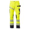 NEXT 4W HI-VI Pantalone unisex, “4 way stretch”, multistagione, in alta visibilità 92% poliestere 8% elastan 280gr/mq EN ISO 20471 CL.2 Thumbnail