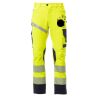 NEXT 4W HI-VI Pantalone unisex, “4 way stretch”, multistagione, in alta visibilità 92% poliestere 8% elastan 280gr/mq EN ISO 20471 CL.2 Thumbnail