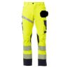 NEXT 4W HI-VI Pantalone unisex, “4 way stretch”, multistagione, in alta visibilità 92% poliestere 8% elastan 280gr/mq EN ISO 20471 CL.2 Thumbnail