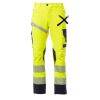 NEXT 4W HI-VI Pantalone unisex, “4 way stretch”, multistagione, in alta visibilità 92% poliestere 8% elastan 280gr/mq EN ISO 20471 CL.2 Thumbnail