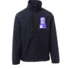 Galway Payper Softshell da uomo bicolore elasticizzato con tasca al petto 95% poliestere 5% elastan 320gr Thumbnail