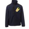 Galway Payper Softshell da uomo bicolore elasticizzato con tasca al petto 95% poliestere 5% elastan 320gr Thumbnail