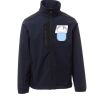 Galway Payper Softshell da uomo bicolore elasticizzato con tasca al petto 95% poliestere 5% elastan 320gr Thumbnail