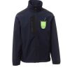 Galway Payper Softshell da uomo bicolore elasticizzato con tasca al petto 95% poliestere 5% elastan 320gr Thumbnail