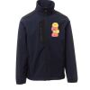 Galway Payper Softshell da uomo bicolore elasticizzato con tasca al petto 95% poliestere 5% elastan 320gr Thumbnail