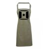 PR154 Premier Grembiule con pettorina e tasca frontale 65% poliestere 35% cotone 195gr Thumbnail