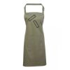 PR154 Premier Grembiule con pettorina e tasca frontale 65% poliestere 35% cotone 195gr Thumbnail