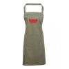 PR154 Premier Grembiule con pettorina e tasca frontale 65% poliestere 35% cotone 195gr Thumbnail