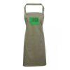 PR154 Premier Grembiule con pettorina e tasca frontale 65% poliestere 35% cotone 195gr Thumbnail