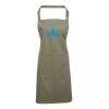 PR154 Premier Grembiule con pettorina e tasca frontale 65% poliestere 35% cotone 195gr Thumbnail