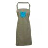 PR154 Premier Grembiule con pettorina e tasca frontale 65% poliestere 35% cotone 195gr Thumbnail