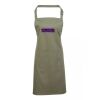 PR154 Premier Grembiule con pettorina e tasca frontale 65% poliestere 35% cotone 195gr Thumbnail