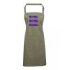 PR154 Premier Grembiule con pettorina e tasca frontale 65% poliestere 35% cotone 195gr Thumbnail