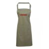 PR154 Premier Grembiule con pettorina e tasca frontale 65% poliestere 35% cotone 195gr Thumbnail