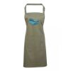 PR154 Premier Grembiule con pettorina e tasca frontale 65% poliestere 35% cotone 195gr Thumbnail