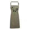 PR154 Premier Grembiule con pettorina e tasca frontale 65% poliestere 35% cotone 195gr Thumbnail