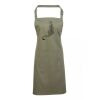 PR154 Premier Grembiule con pettorina e tasca frontale 65% poliestere 35% cotone 195gr Thumbnail