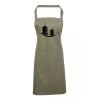 PR154 Premier Grembiule con pettorina e tasca frontale 65% poliestere 35% cotone 195gr Thumbnail