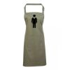 PR154 Premier Grembiule con pettorina e tasca frontale 65% poliestere 35% cotone 195gr Thumbnail