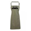 PR154 Premier Grembiule con pettorina e tasca frontale 65% poliestere 35% cotone 195gr Thumbnail