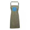 PR154 Premier Grembiule con pettorina e tasca frontale 65% poliestere 35% cotone 195gr Thumbnail